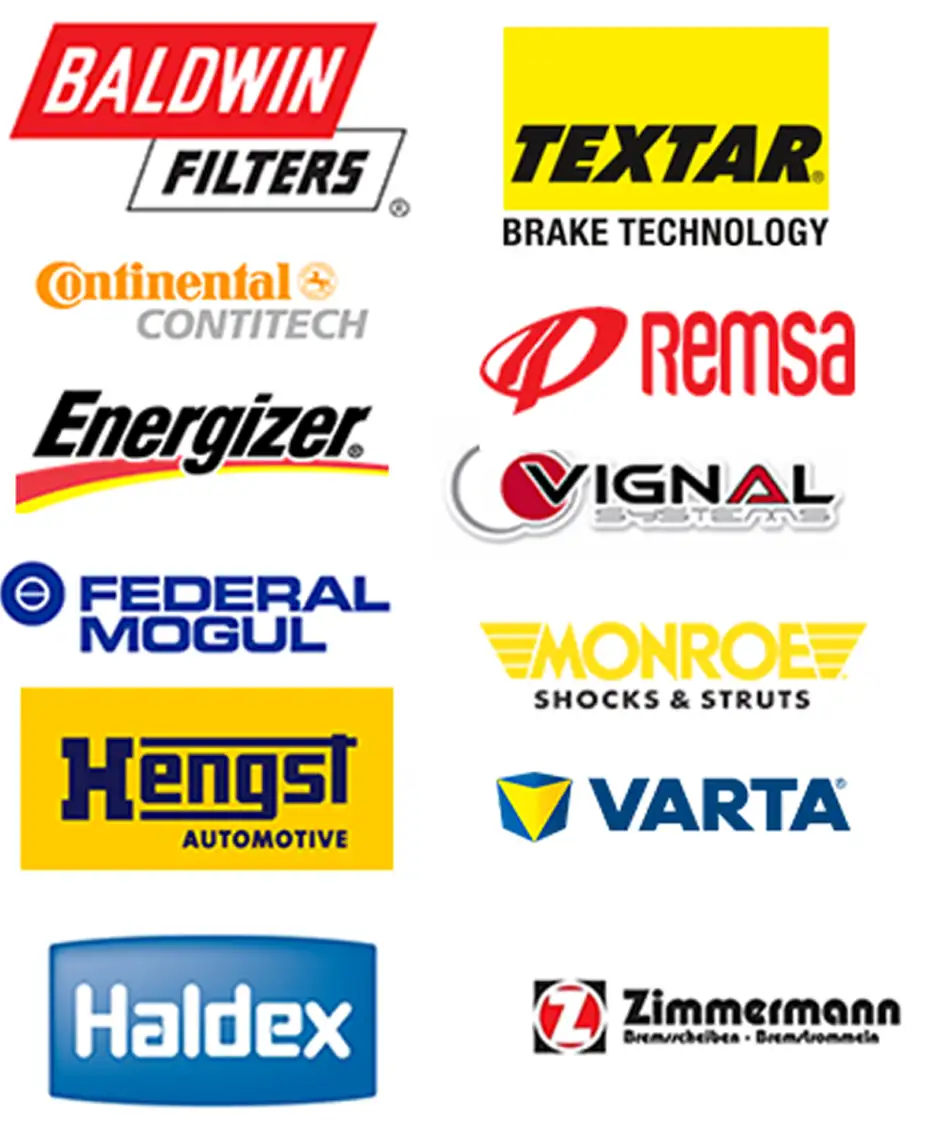Car parts manufacturers brands