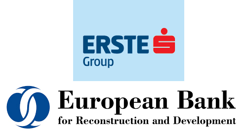 EBRD and Erste Bank logos combined